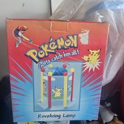 Vintage Collectors Pokémon Lamp