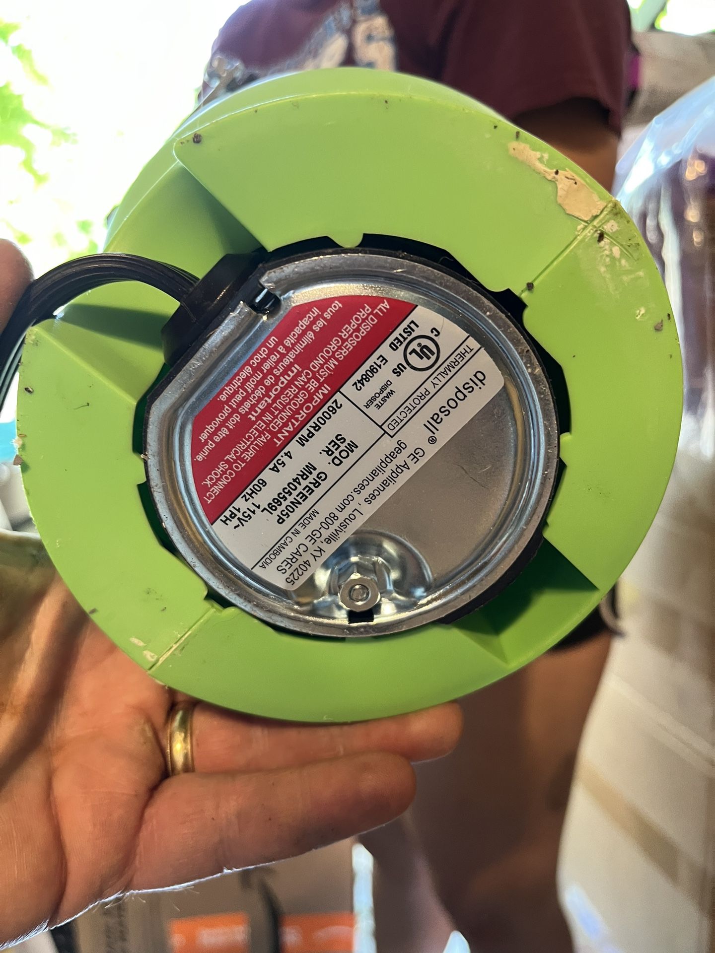 GE Garbage Disposal 
