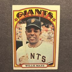 Vintage 1972 Topps #49 Willie Mays. Negotiable 