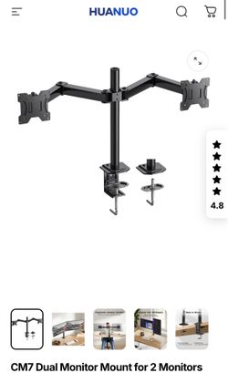 Dual Monitor Mount for 2 Monitors