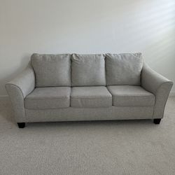 Modern 3-Seater Sofa – Light Gray / Clean  Condition