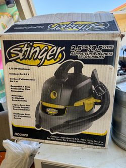 Stinger 2.5 Gallon Wet/Dry Vac HD2025