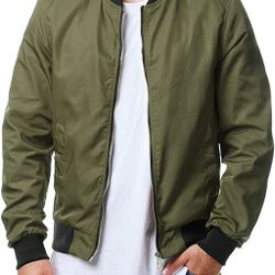Coofandy Men's Bomber Jacket Size Medium