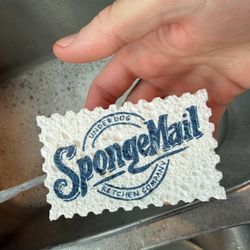 New Spongemail 8-Pack Eco Sponges – Plastic-Free! Ships USPS Nationwide
