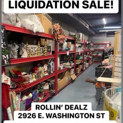 LIQUIDATION BLOWOUT SALE $1 SHELVES AND BINS