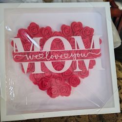 New In Plastic. SHADOW BOX FRAME. MOM WE LOVE YOU. MAKES A GREAT GIFT. SEE PHOTOS. CASH & PICKUP ONLY