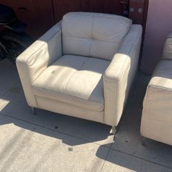 Italian Leather couches 