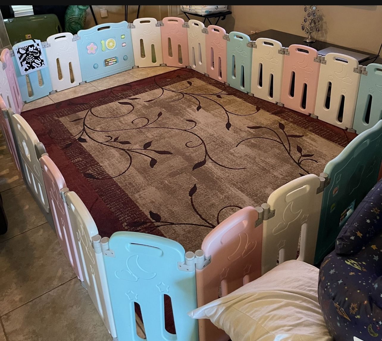Extra Large Foldable Playpen 