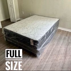 Full Size Mattress Set – Medium Comfort – Available Today 🚚