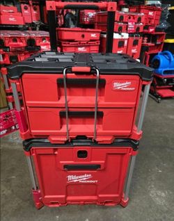 Brand New Milwaukee Packout Drawer Stack- Rolling Drawer Toolbox, 2-Drawer Toolbox