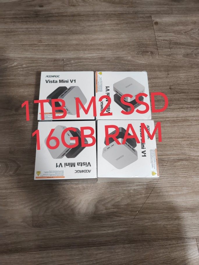 New ACEMAGIC Vista Mini PC V1 Win11 Pro N150 16GB RAM + 1TB SSD WIFI6 DP&HDMI / LAN