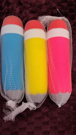 Pencil-Shaped Foam Bolster Pillows Set of 3