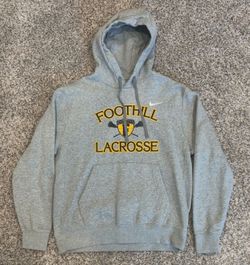 Mens Foothill Lacrosse Nike Hoodie Size Medium
