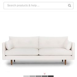 White Article Sofa