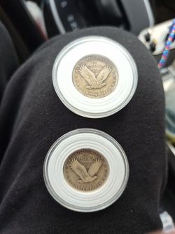 1928 and 1929 standing liberty silver quarters (90% silver)