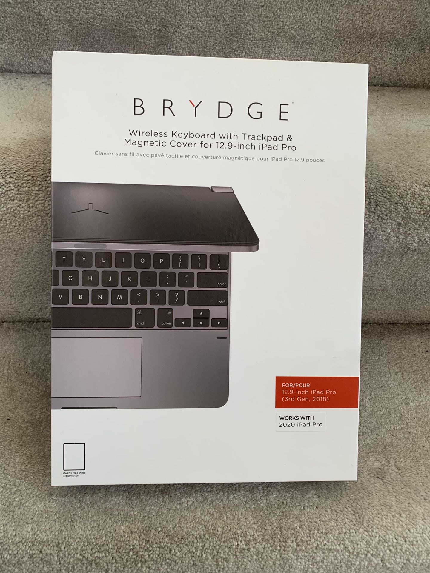 Brydge 12.9 Pro+ Wireless Keyboard with Trackpad for iPad Pro 12.9-in. 