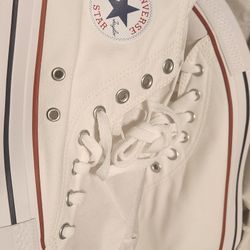 2pairs..Converse High Tops- White (New)