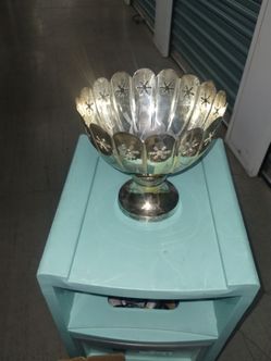 solver plated party bowl