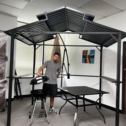New 8x5 Hardtop Outdoor Bbq Gazebo