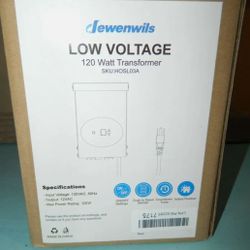 DEWENWILS Outdoor Low Voltage 120 Watt Transformer HOSL03A