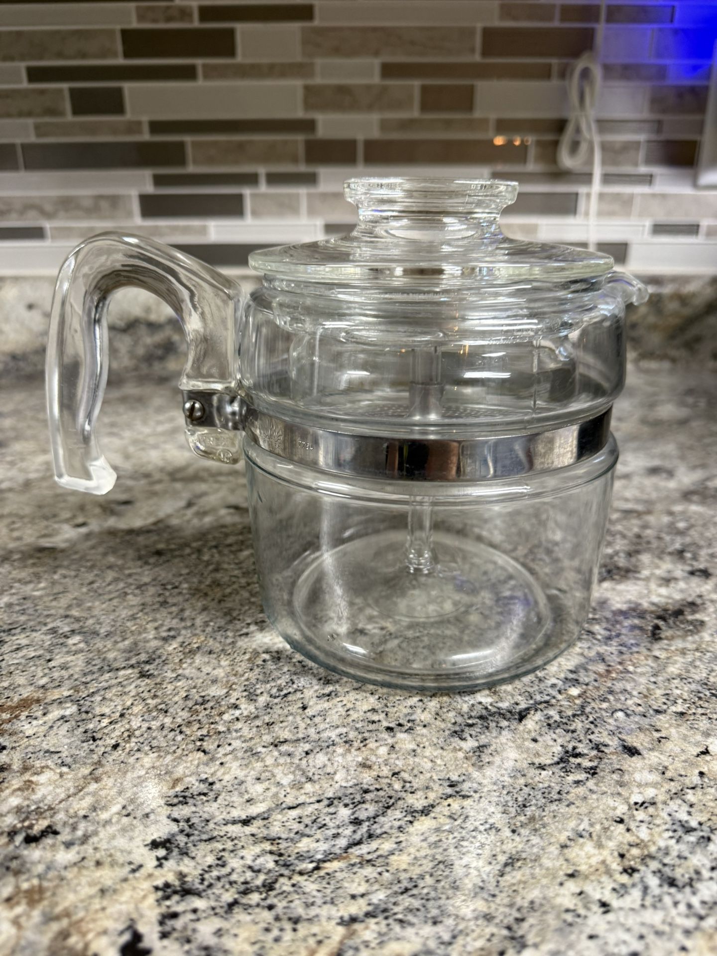 Vintage Pyrex Flame Ware Percolator # 7754B