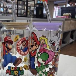 Super Mario Glass Cups