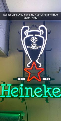 Heineken neon sign