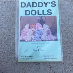 Daddy’s dolls Pony Tail Sock Doll