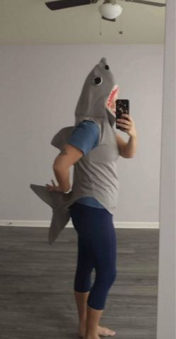 Halloween costumes - Phantom, Grim Reaper, Ghoul Ghost, Shark, Wraith morphsuit