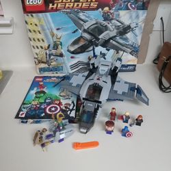 LEGO Avengers Quinjet Iron Man Thor Modok Black Widow Loki Captain America