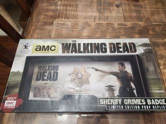 Walking Dead Limited Edition Sherriff Grimes Badge Replica