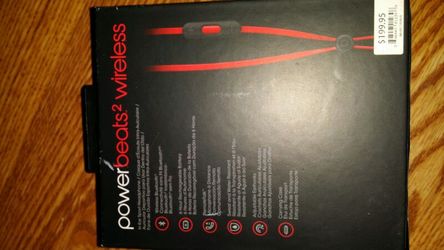 WIRERLESS POWER BEATS 2 RED