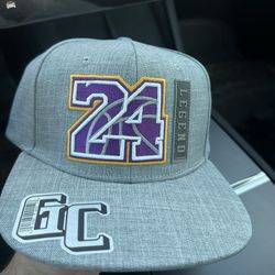 Los Angeles Legend New GC Kobe 24 Champion Mamba Gray Purple Gold Era Snap