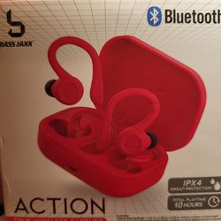 Bass Jaxx Bluetooth Earbuds With Charging Case