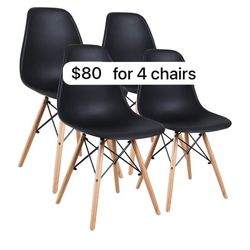 Chairs (Set of 4) – $80