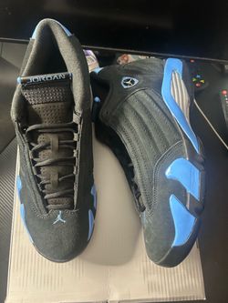 Jordan 14 Black University Blue Size 12