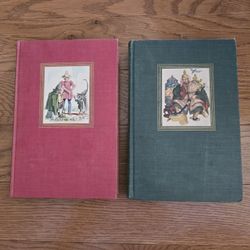 Vintage Set of Two 1945 Grimms' and Andersen's Fairy Tales