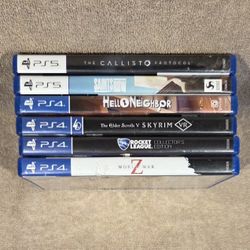 HUGE SELECTION OF PS4 & A COUPLE PS5 VIDEO GAMES * CHECK OUT ALL 3 PICS SONY PLAYSTATION DISK DISC