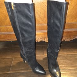 Franco Sarto knee high black boots