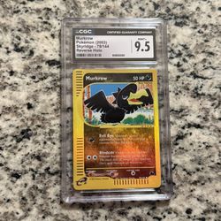 Pokemon CGC 9.5 Skyridge Murkrow Reverse Holo