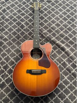 USED 2018 GIBSON PARLOR 2 COLOR SUNBURST ACOUSTIC/ELECTRIC GUITAR