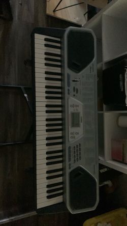 Casio keyboard with stand