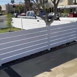 Horizontal Slat Fence