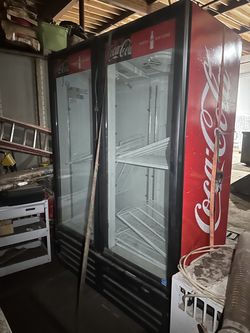 Vintage Coca-Cola Commercial Refrigerator