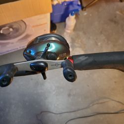 Quantum Graphite Lite 5'6" 8-17lb Line, Shimano Curado 201 Reel With 10lb Line