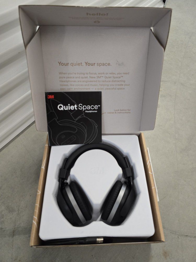 3M Quiet Space Headphones, Bluetooth Headphones, Wireless Headphones
