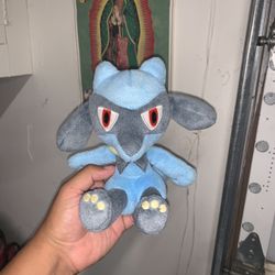 Riolu Pokémon Tcg Plushie In Good Condition 
