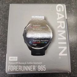 Garmin Forerunner 965 Black and Grey GPS Smartwatch 