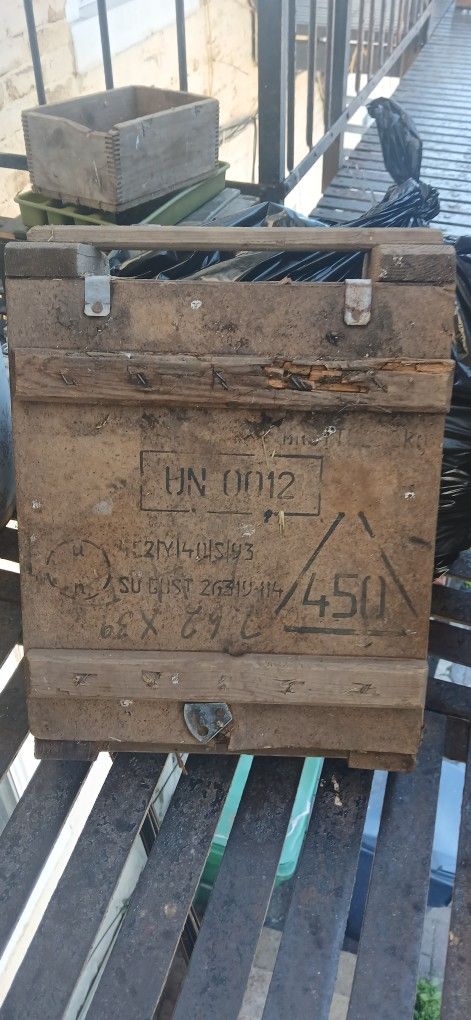 2 Vintage Military Boxes