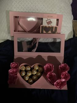 🎀🌸Eternal Bouquet Roses And I Love You Boxes💐🎀